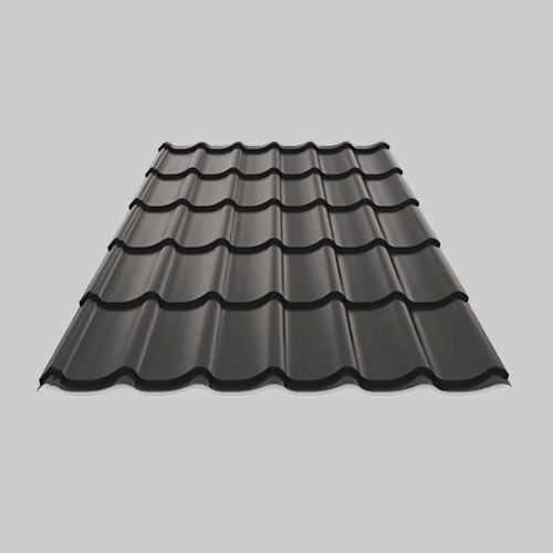 Țiglă metalică profnastil pentru acoperș Ecomet monterrey gri