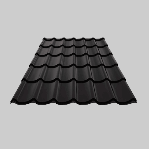 Țiglă metalică profnastil pentru acoperș Ecomet monterrey negru