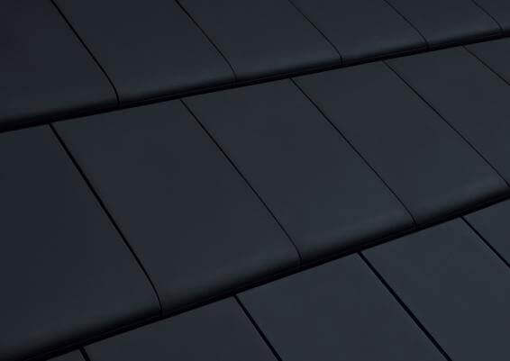 Țiglă ceramică pentru acoperiș Erlus Linea Sinter Black Matt Engobed