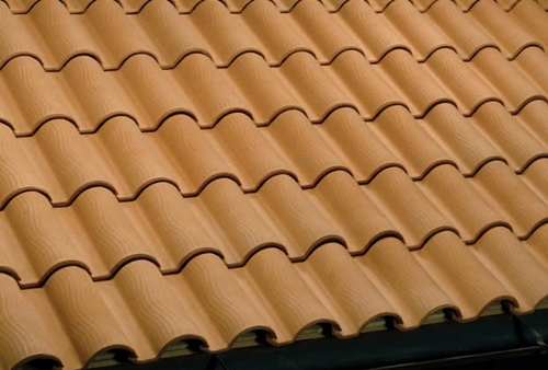 Țigla ceramică pentru acoperiș FBM Portoghese Rossa Rigata