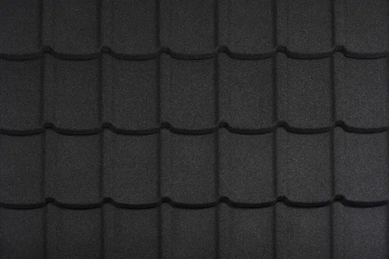 Țiglă metalică pentru acoperiș Metrotile Mistral Coal Black Acoperișuri în Moldova