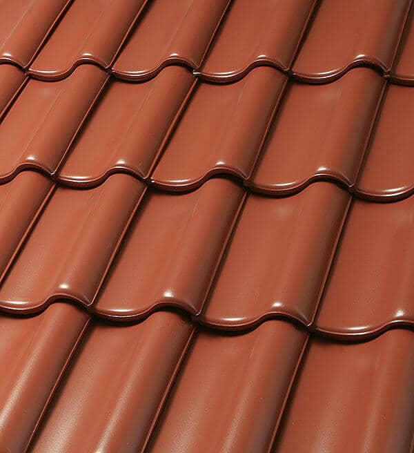 Țigla ceramică pentru acoperiș Roeben dachziegel bornholm kupfer rotbraun