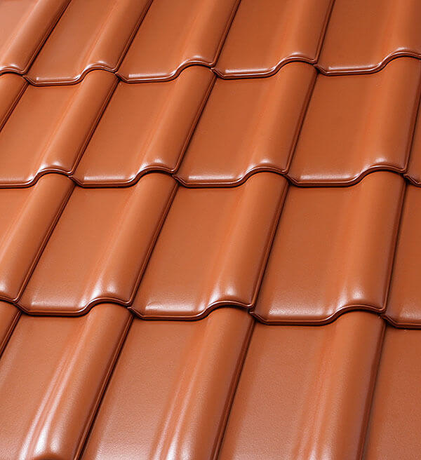 Țigla ceramică pentru acoperiș Roeben dachziegel flandern pl rot-engobe