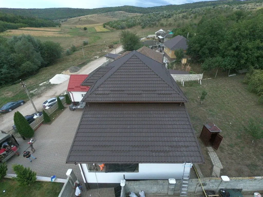 acoperiș țiglă metalică Drăgușeni